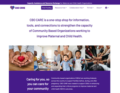 Web platform: Cbocare.org